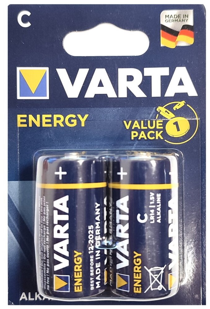 Батарейка VARTA ENERGY C/LR14