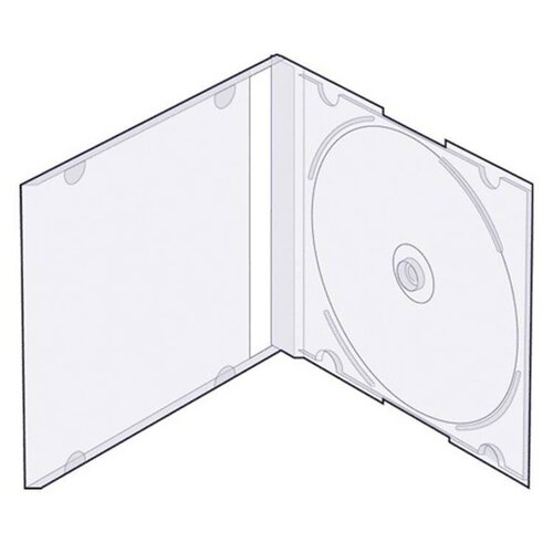 Бокс для CD-дисков VS Slim Box, 5 шт, прозрачный (CDB-sl-T5) бокс для cd dvd дисков slim box 5 шт vs прозрачный cdb sl t5 1 шт