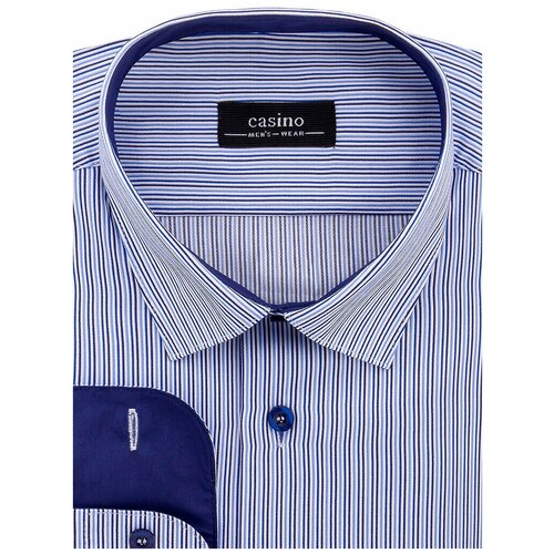 фото Рубашка casino, размер 174-184/39, голубой
