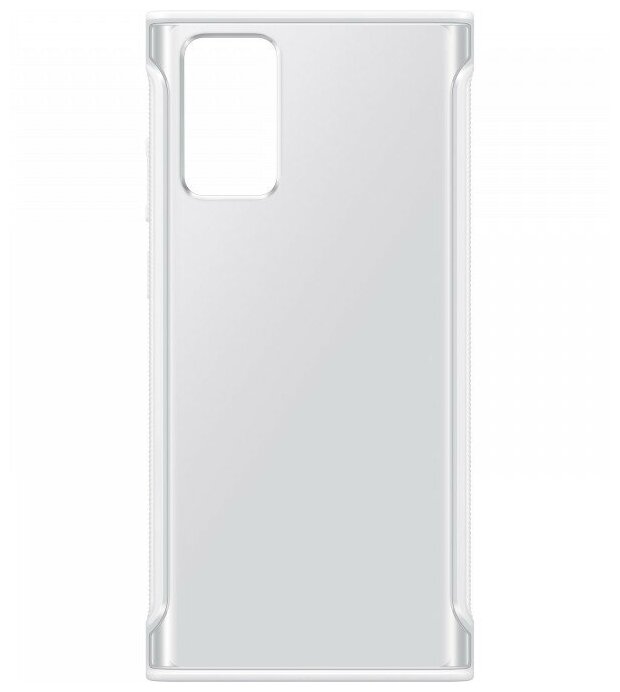 Чехол (клип-кейс) SAMSUNG Clear Protective Cover, для Samsung Galaxy Note 20, белый [ef-gn980cwegru] - фото №9