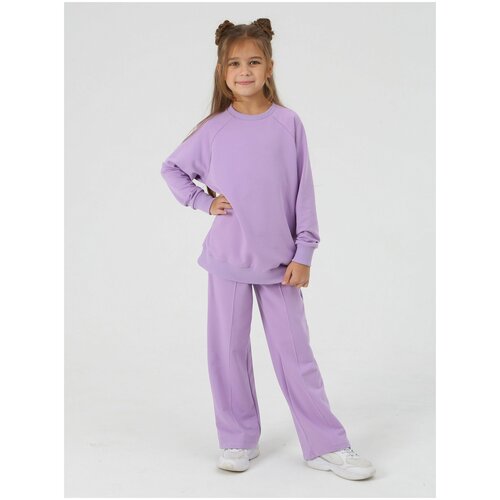 Комплект одежды , размер 122, фиолетовый