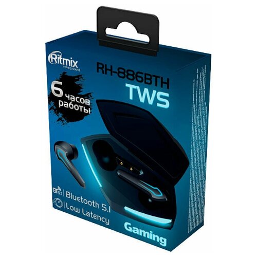 RITMIX Беспроводные наушники Ritmix rh-888BTH TWS black 207500₽