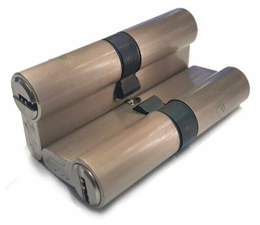 Цилиндровый механизм Vantage P 60 мм (30х30) перфорированный ключ-ключ цвет: матовый никель