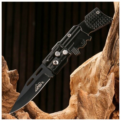 фото Нож складной полуавтоматический "пиранья", клинок 6,5см мастер к.