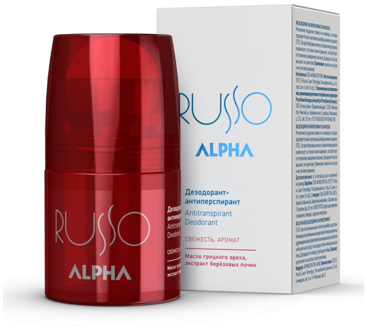 Дезодорант антиперспирант ALPHA RUSSO для тела ESTEL PROFESSIONAL 75 мл