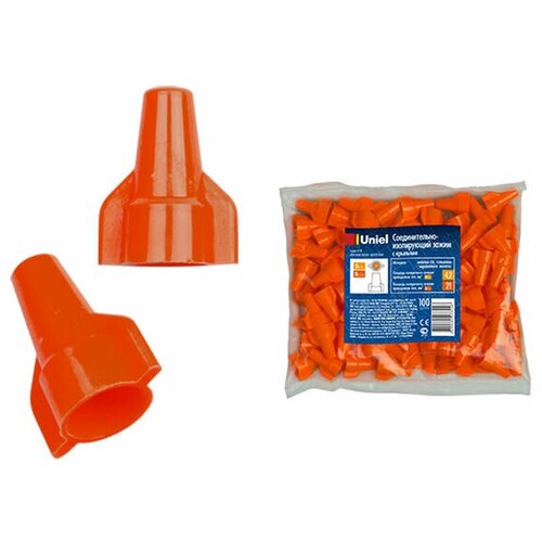 UCW-W40/210 RED 100 POLYBAG Соединительный изолирующий зажим (СИЗ) с лепестками 4-21мм Uniel (красный) 100шт