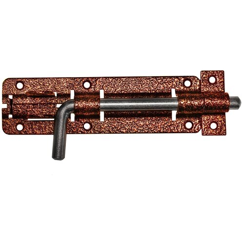 Задвижка дверная под замок 140 мм стальная ЗД-140 белый