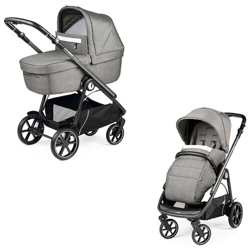 универсальная коляска peg perego veloce lounge modular city grey Коляска 2 в 1 Peg Perego Veloce Combo City Grey