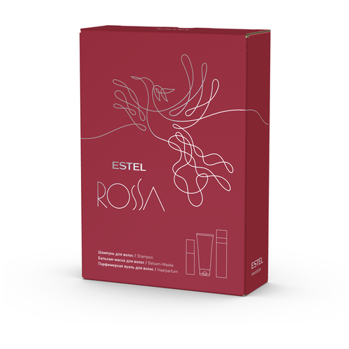 Подарочный набор ESTEL PROFESSIONAL ESTEL Rossa (шампунь + бальзам-маска + парфюмерная вуаль)