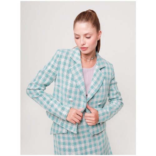 Жакет женский ELENA ANDRIADI JM2022 твидовый