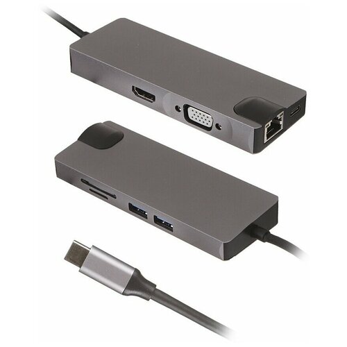 Хаб разветвитель Palmexx серый pxhub-011 817000₽