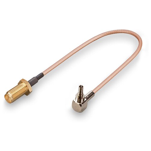 Пигтейл (кабельная сборка) CRC9-SMA (female) коаксиальный кабель для модема разъем sma типа мама к разъему tnc кабель адаптер rg316 15 см 6 дюймов rf pigtail быстрая доставка