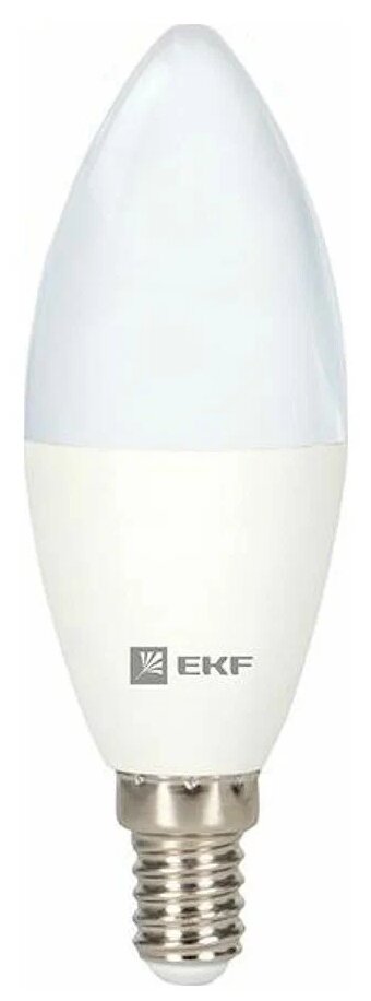 Лампа светодиодная EKF Connect WIFI, E14, 5 Вт, 3000 К