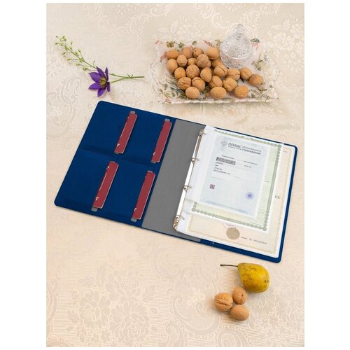 Папка для семейных документов/Семейная/Органайзер для документов, цвет Розовый