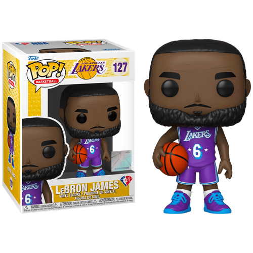 Фигурка Funko POP LeBron James Los Angeles Lakers 2021 City Edition Jersey из серии Basketball NBA 127