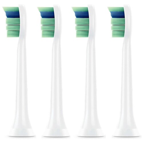 Набор насадок Philips Sonicare C2 Optimal Plaque Defence HX9024 для звуковой щетки, белый, 4 шт