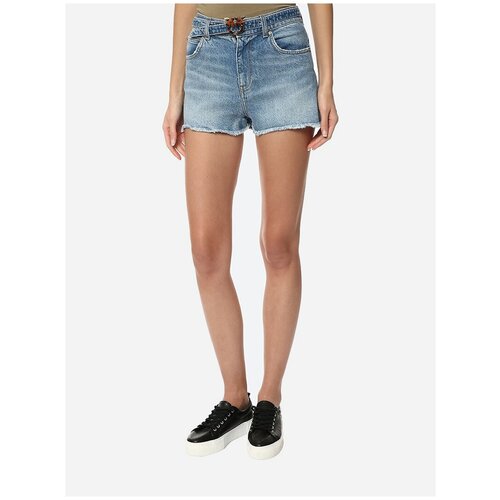 фото Шорты джинсовые женские, pinko, артикул: 1j10uty82nf15, цвет: синий, размер: 31