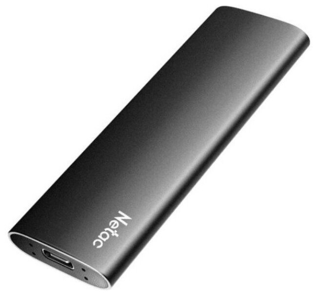 Внешний накопитель SSD Netac Z Slim 250Gb USB 3.2 Gen 2 Type-C, черный (nt01zslim-250g-32bk)