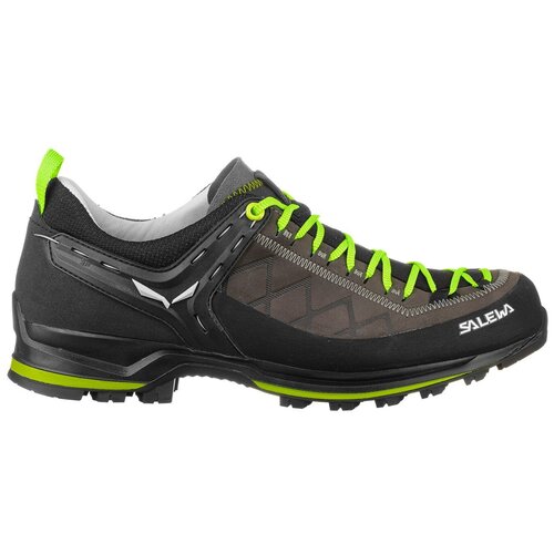 фото Ботинки salewa mountain trainer leather men's smoked/fluo green (uk:11,5)