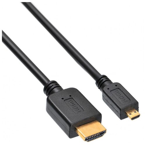 Кабель Buro HDMI MICROHDMI-HDMI-1.8 кабель microhdmi hdmi 1 5 метра ver 1 4 черный