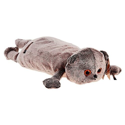 фигурная подушка безликий Мягкая игрушка-подушка «Кот», цвет серый, 40 см