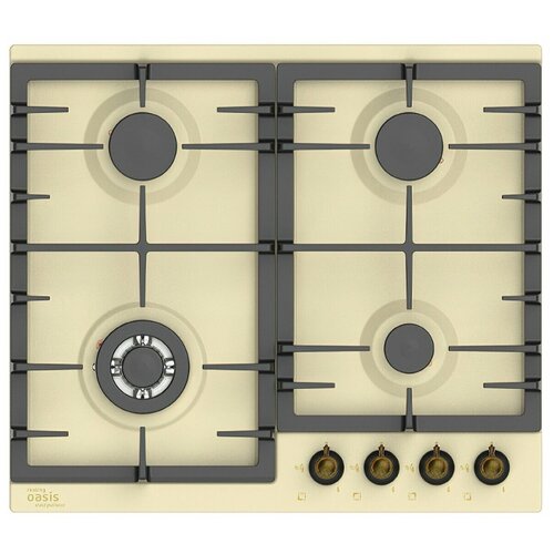 Поверхность газовая making OASIS everywhere P-3MBT B черный 3 конф чугун гк WOK 923000₽