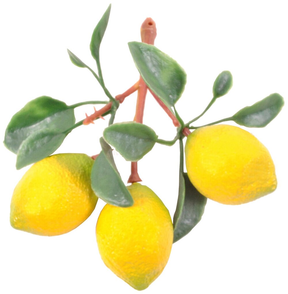 Искусственные лимоны на ветке К-00-62