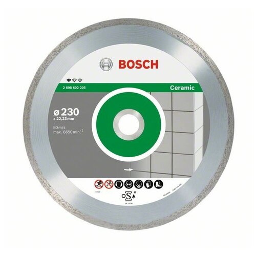 Bosch Алмазный диск Standard for Ceramic230-22,23, 10 шт в уп. 2608603234