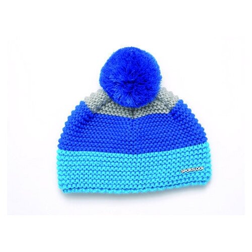 Шапка Sportcool, размер Uni, синий, серый шапка sportcool размер l синий