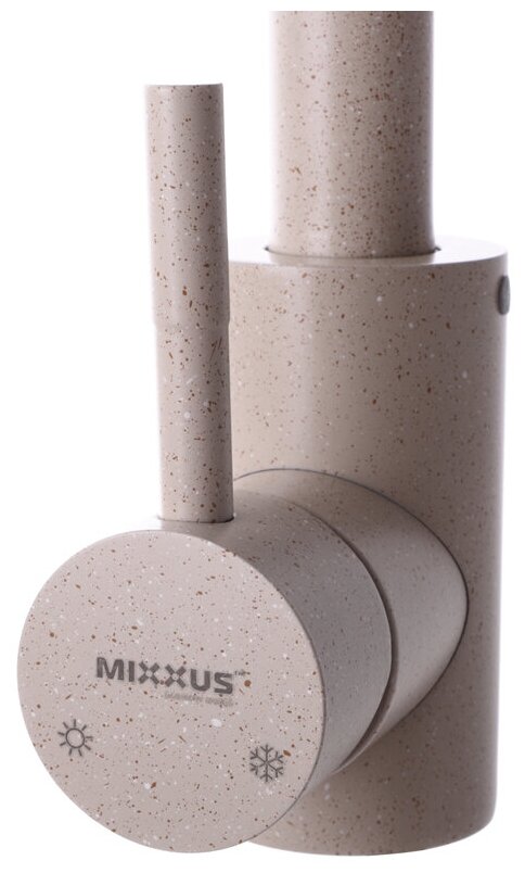 MIXXUS SUS-011BIEGE Смеситель для кухни из нерж. стали SUS304 (цвет бежевый в крапинку) - фотография № 2