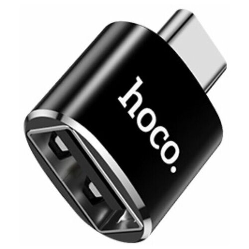 Адаптер Hoco UA5 Converter USB-A/ Type-C Черный переходник для macbook type c 3хusb hoco hb11