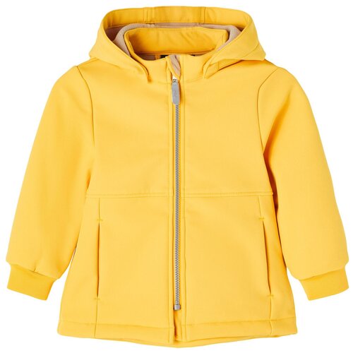 name it. Куртка для мальчика. цвет: бежево-желтый. размер: 92