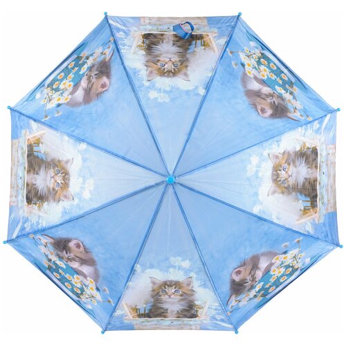 Зонт-трость полуавтомат детский Rain Lucky 920-3 LACN со свистком