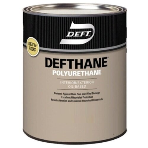 DEFT DFT26 Defthane Polyurethane бесцвeтный, полуматовая, 0.946 л лак eskaro parketilakk we бесцвeтный полуматовая 3 л
