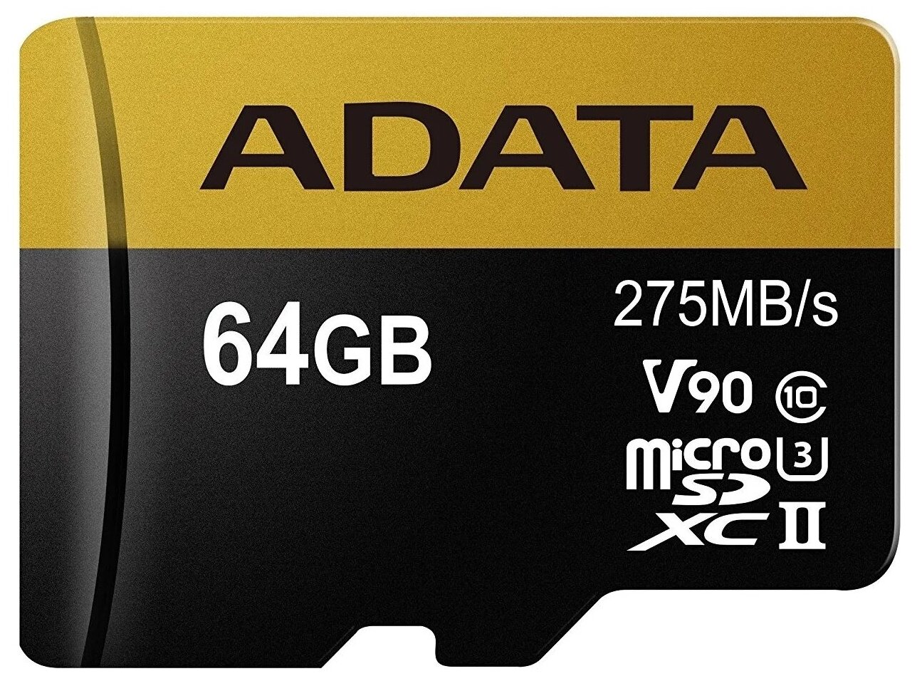 Карта памяти 64GB ADATA Premier ONE microSDXC Class 10 UHS-II U3 V90 275MB/s (SD адаптер) - фото №10