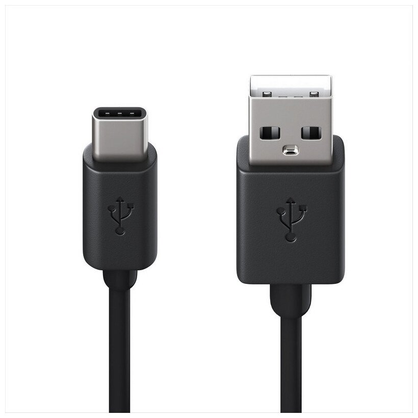 Дата-кабель Red Line USB - Type-C, 2А, черный УТ000028605 - фото №1