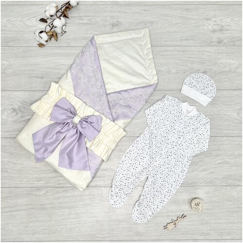 Конверт/Комплект/Костюм/Уголок на выписку новорожденного лето.