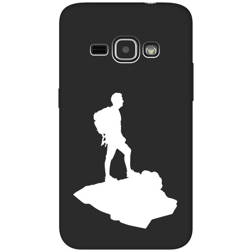 Матовый чехол Trekking W для Samsung Galaxy J1 (2016) / Самсунг Джей 1 2016 с 3D эффектом черный матовый чехол trekking w для samsung galaxy j1 2016 самсунг джей 1 2016 с 3d эффектом черный