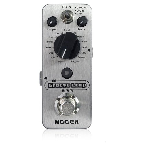 Mooer Groove Loop Мини-педаль rowin ltl 02 twin looper pedal upgrades looper pedals for electric guitar 10 min looping unlimited undo redo function 11 types