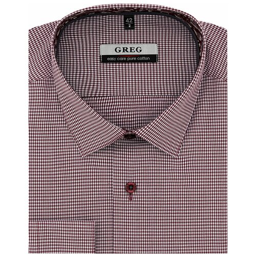 фото Рубашка greg, размер 174-184/41, красный