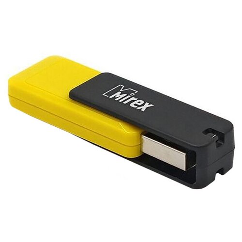 Флешка Mirex CITY YELLOW, 16 Гб, USB2.0, чт до 25 Мб/с, зап до 15 Мб/с, желтая