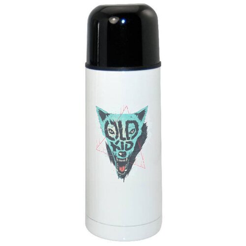 фото Термос coolpodarok волк геометрия арт