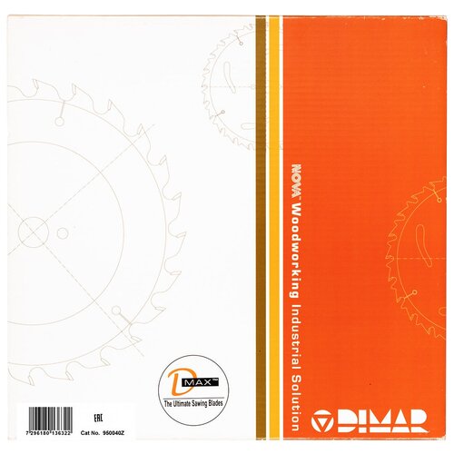 Пильный диск Dimar (Димар) 9500440Z DFW раскос усиленная D350x90x3,5/2,5 Z72 Dmax