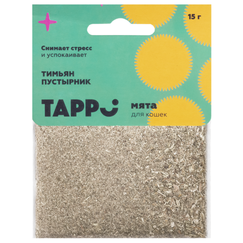 Tappi игрушки Кошачья мята с тимьяном и пустырником в пакете 77ос25, 0,015 кг