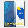 Защитное стекло на телефон Samsung Galaxy M62 / Полноэкранное стекло для Самсунг Галакси М62 (Черный) - изображение
