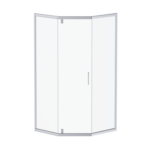 Душевое ограждение Damixa Skyline 5-corner DX35WG-405-090MT 90х90 см, пятиугольное, стекло прозрачное, профиль глянцевый хром