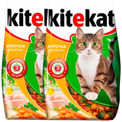 KITEKAT аппетитная курочка для взрослых кошек (0,8 + 0,8 кг) kitekat аппетитная курочка для взрослых кошек 0 8 0 8 кг