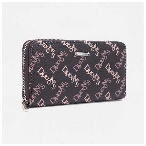 фото Кошелёк на молнии, цвет коричневый david jones