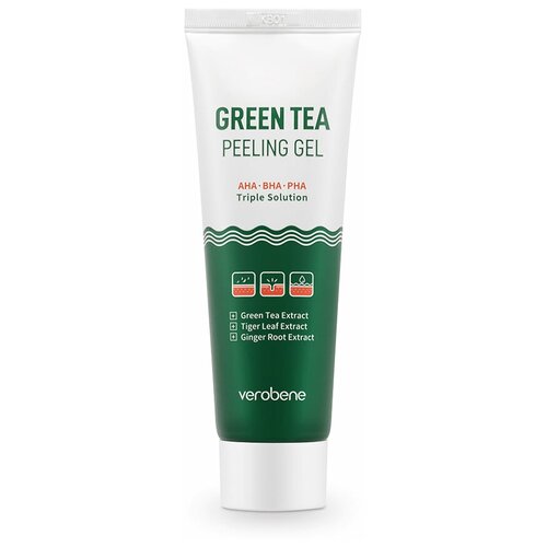 Verobene кислотный Пилинг гель с экстрактом чайного дерева Green Tea Peeling Gel verobene кислотный пилинг гель с экстрактом чайного дерева green tea peeling gel