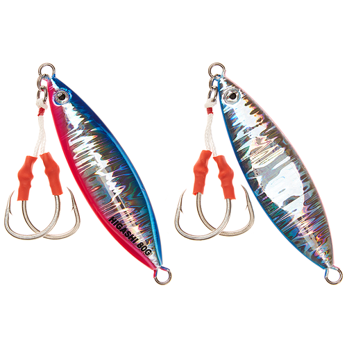 крючки higashi double assist hook hc 003 xxl Пилькер Higashi Mau jigu 80g DAH #3